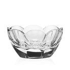 William Yeoward Lottie Salt Dish with Spoon, handmade crystal, on a white background
