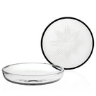 William Yeoward Lyra Nut/Olive Dish 6" / 150mm, handmade crystal, detail view