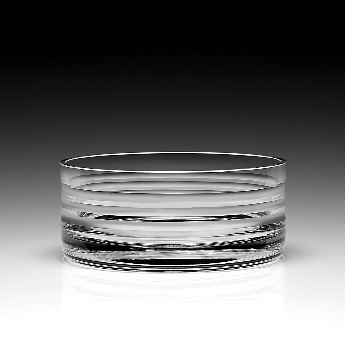 William Yeoward Madison Bottle Stand, handmade crystal, detail view