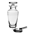 William Yeoward Madison Cocktail Shaker with Strainer, handmade crystal, detail view