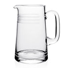 William Yeoward Madison Pitcher 2½ pint, handmade crystal, detail view