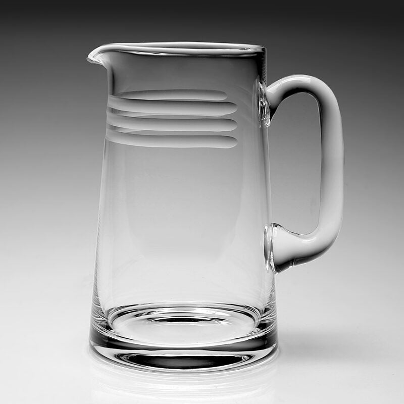 William Yeoward Madison Pitcher 2½ pint, handmade crystal, on a white background