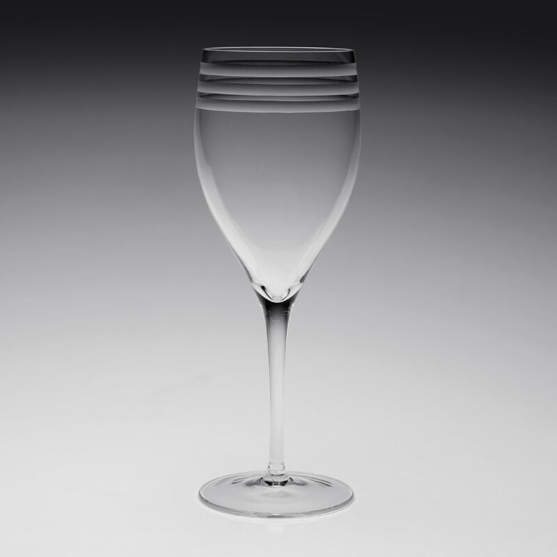 William Yeoward Madison Wine, handmade crystal, on a white background