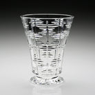 William Yeoward Marlowe Footed Vase 7"/ 182mm, handmade crystal, detail view