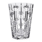 William Yeoward Marlowe Straight Vase 12" / 30cm, handmade crystal, on a white background