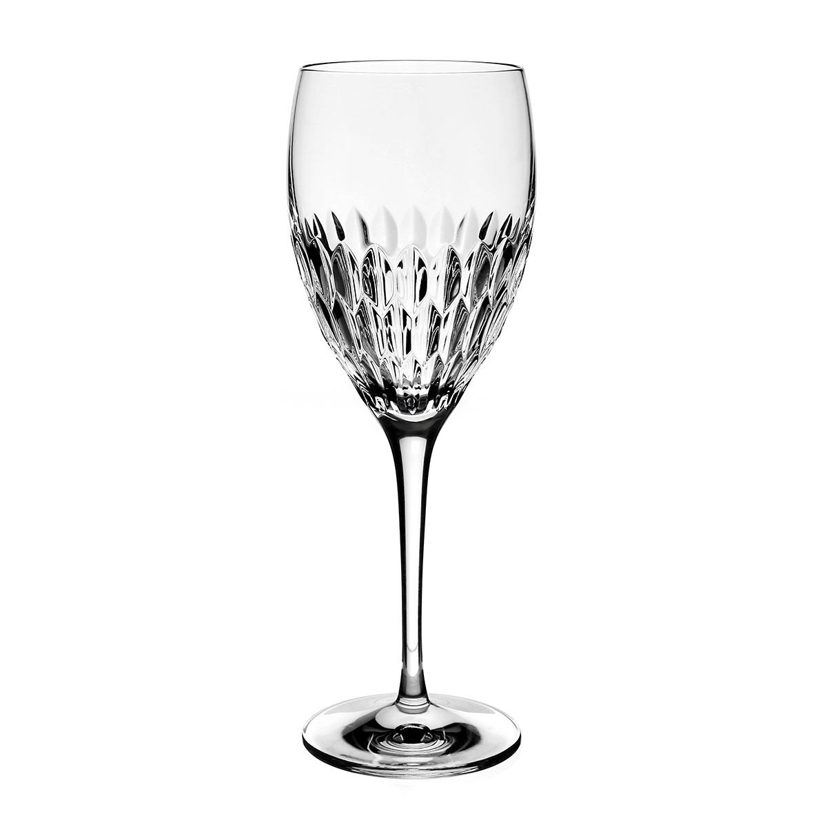 William Yeoward Merle Goblet, handmade crystal, on a white background