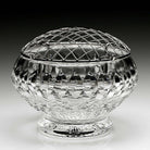 William Yeoward Merle Rose Bowl with Wire 6" / 150mm, handmade crystal, detail view