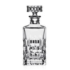 William Yeoward Merle Square Decanter Gift Boxed, handmade crystal, detail view