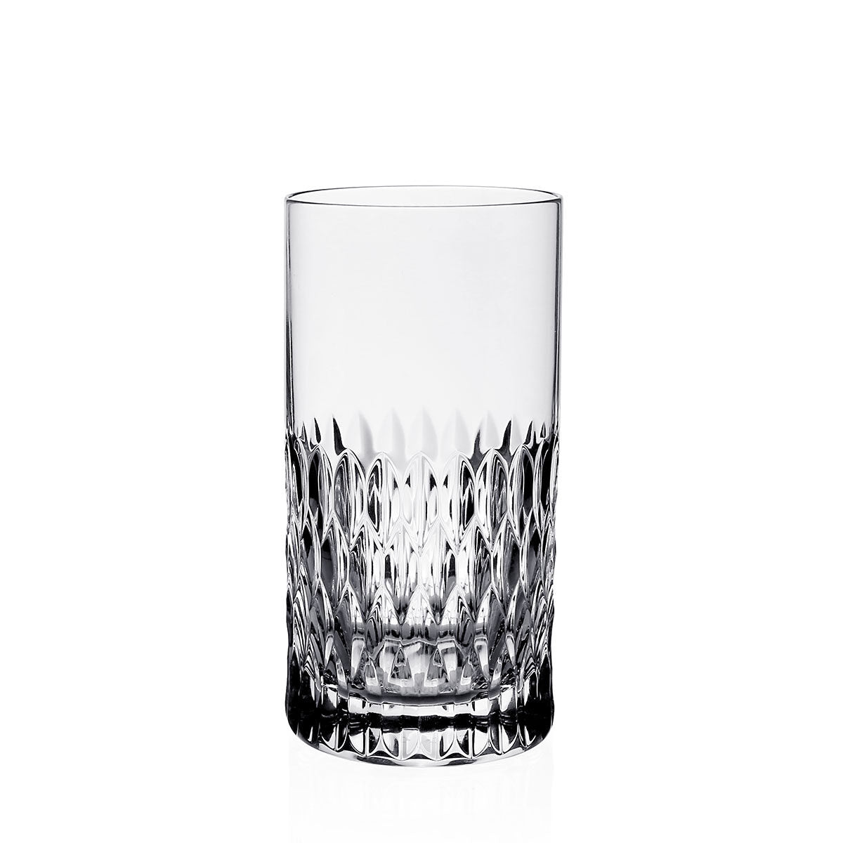 William Yeoward Merle Tumbler Highball, handmade crystal, on a white background