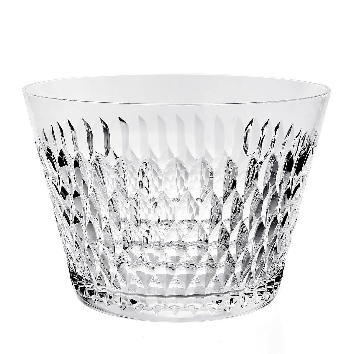 William Yeoward Merle Wine Cooler, handmade crystal, on a white background