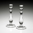 William Yeoward Meryl Pair of Candlesticks 10" / 25.5cm, handmade crystal, detail view