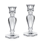 William Yeoward Mimi Pair of Candlesticks 6½" / 163mm, handmade crystal, on a white background
