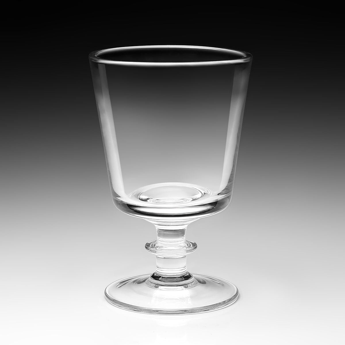 William Yeoward Monica Vase 8" / 20.5cm, handmade crystal, detail view