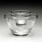 William Yeoward Natalia Seafood / Caviar Server, handmade crystal, detail view