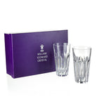 William Yeoward Nevada Gift Box of 2 Highball Tumblers, handmade crystal, on a white background