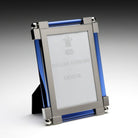 William Yeoward New Classic Light Blue 4" x 6" in Light Blue, photo frame, detail view