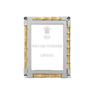 William Yeoward New Classic Bamboo 5" x 7" in Bamboo, photo frame, detail view