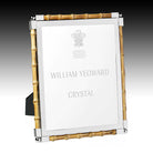 William Yeoward New Classic Bamboo 8" x 10" in Bamboo, photo frame, detail view