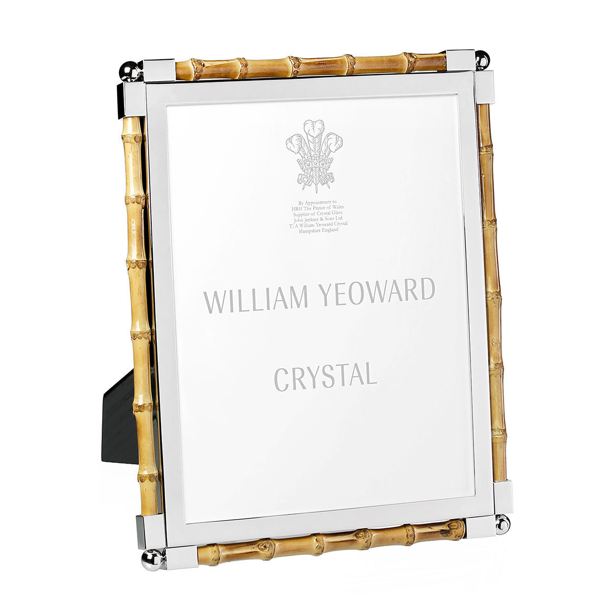 William Yeoward New Classic Bamboo 8" x 10" in Bamboo, photo frame, on a white background