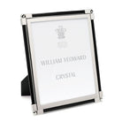 William Yeoward New Classic Black 8" x 10" in Black, photo frame, on a white background