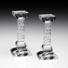 William Yeoward Nicola Pair of Candlesticks 5¾" / 148mm, handmade crystal, detail view