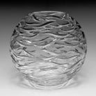 William Yeoward Oceania Centrepiece Rose Bowl 12" / 30.5cm, handmade crystal, detail view