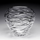 William Yeoward Oceania Centrepiece Vase 10" / 25.5cm, handmade crystal, detail view
