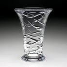 William Yeoward Oceania Vase 10" / 25.5cm, handmade crystal, detail view