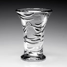 William Yeoward Oceania Vase 7" / 180mm, handmade crystal, detail view