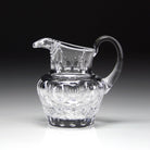 William Yeoward Olive Cream Jug, handmade crystal, detail view