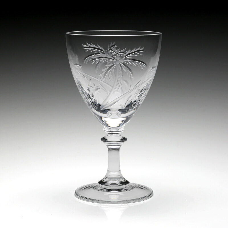 William Yeoward Palmyra Goblet, handmade crystal, detail view