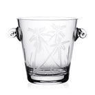 William Yeoward Palmyra Handled Ice Bucket, handmade crystal, detail view