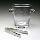 William Yeoward Palmyra Handled Ice Bucket, handmade crystal, detail view