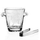 William Yeoward Palmyra Handled Ice Bucket, handmade crystal, detail view