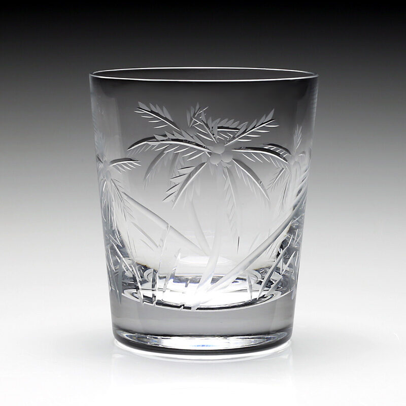 William Yeoward Palmyra Tumbler Double Old Fashioned, handmade crystal, detail view