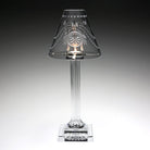 William Yeoward Pearl Candle Lamp 18" / 46cm, handmade crystal, detail view