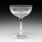 William Yeoward Pearl Champagne Coupe, handmade crystal, detail view