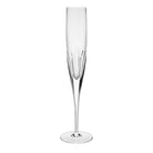 William Yeoward Penelope Champagne Flute, handmade crystal, on a white background
