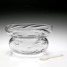 William Yeoward Persephone Caviar Server & Spoon 8¼" / 210mm, handmade crystal, detail view
