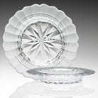 William Yeoward Philippine Dish/Magnum Decanter Stand 11¼" / 28.5cm, handmade crystal, detail view
