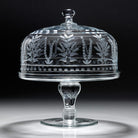 William Yeoward Portia Cake Stand & Dome 12½" / 31.5cm, handmade crystal, detail view