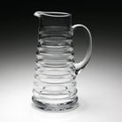 William Yeoward Ripples Pitcher 4 pint, handmade crystal, detail view