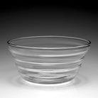 William Yeoward Ripples Serving Bowl 11¼" / 30cm, handmade crystal, detail view