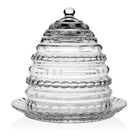 William Yeoward Rosa Beehive Centrepiece 14" / 35cm, handmade crystal, on a white background