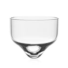 William Yeoward Sasha Small Bowl for seafood/caviar server, handmade crystal, on a white background