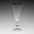 William Yeoward Siena Champagne Flute Amethyst in Amethyst, handmade crystal, detail view