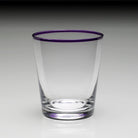 William Yeoward Siena Cocktail Tumbler Amethyst in Amethyst, handmade crystal, detail view