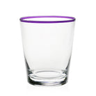 William Yeoward Siena Cocktail Tumbler Amethyst in Amethyst, handmade crystal, on a white background