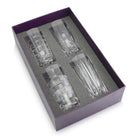 William Yeoward Skye Gift Set of 4 Highball Tumblers, handmade crystal, on a white background