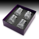 William Yeoward Skye Gift Set of 4 Whisky Tumblers, handmade crystal, detail view
